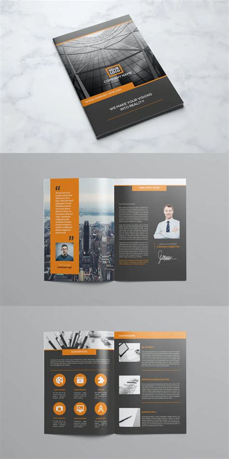 Corporate Brochure Template InDesign INDD in 2025 | Brochure design ...