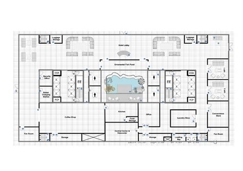 Hotel Floor Plan Template