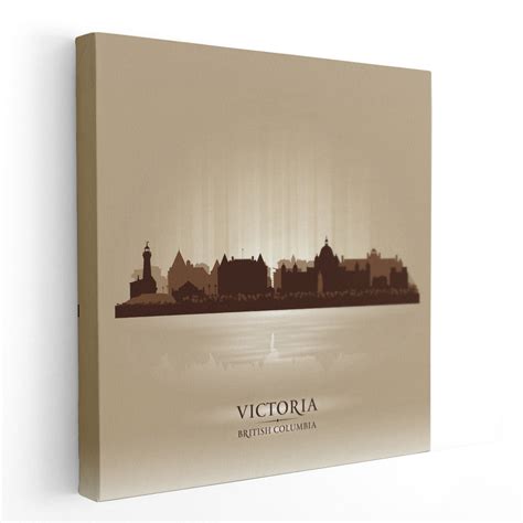 Latitude Run® Victoria British Columbia, City Skyline - Canvas Print Wall Art | Wayfair