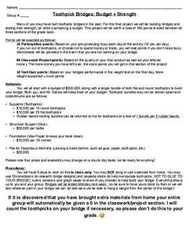 Image result for Toothpick Bridge Project