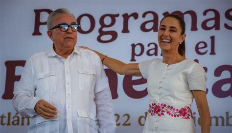 Rubén Rocha reitera apoyo total a Claudia Sheinbaum tras acuerdos con ...