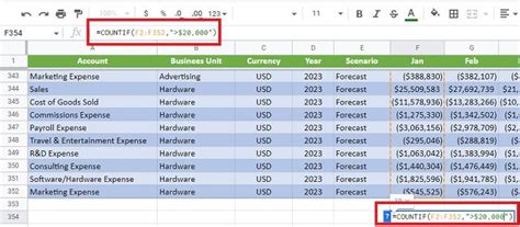 Creating Formulas in Google Sheets 的图像结果