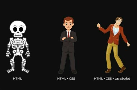Image result for HTML CSS JavaScript Structure Men