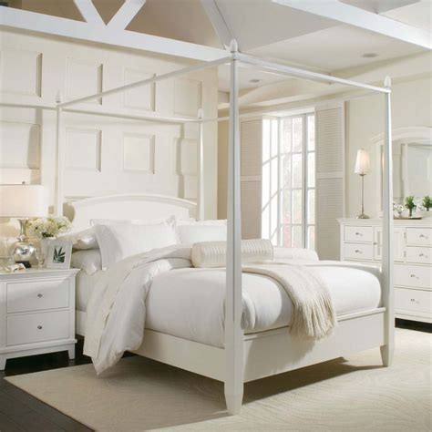 Canopy Bed King White at Lisa Cunningham blog