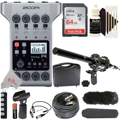 Zoom PodTrak P4 Multitrack Podcast Recorder with India | Ubuy