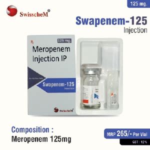 Swapenem 125 - Meropenem 125mg - Swastik Life Sciences