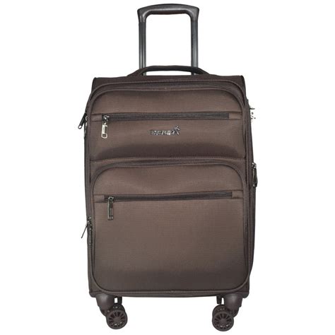Traworld Jupiter-1002 24 inch 4Wheel Trolley Bag - Brown : Amazon.in ...