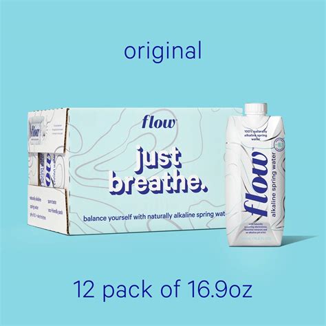 Flow Alkaline Spring Water, Organic Plain, 100% Natural Alkaline Water ...