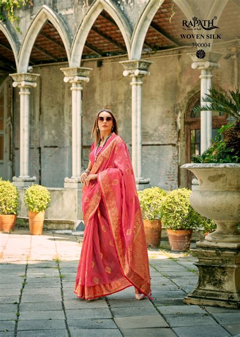 Rajpath Zil Mil Silk Tissue Designer Saree