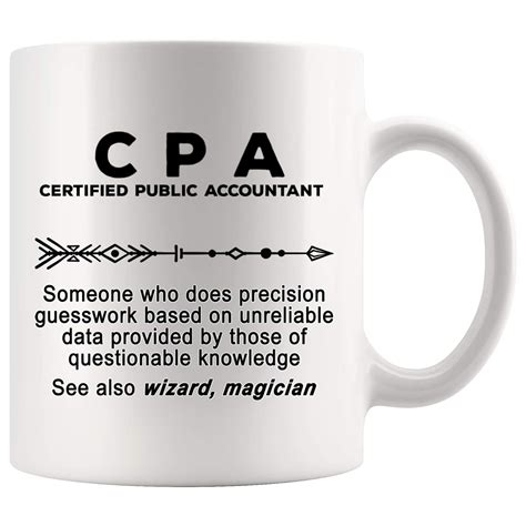 Buy CPA Mug Certified Public Accountant Coffee Cup Funny Future Best ...