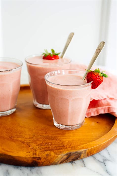 Simple Strawberry Smoothie Recipe - Cookie and Kate