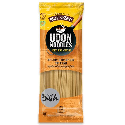 Organic gluten-free brown rice udon noodles – פריקפוא