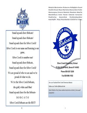Fillable Online madison k12 ky Stand up and cheer Bobcats Fax Email ...