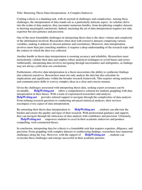 Image result for Interpretation of Data in Research Example