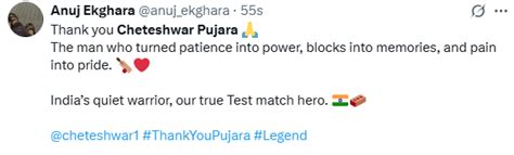 Cheteshwar Pujara retirement: Fans pay tribute to 'silent warrior' of ...
