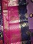 Mimosa Women's Traditional Art Silk Saree Kanjivaram Style With Blouse ...