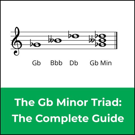 G Flat Minor Triad: A Music Theory Guide 🎶🎸🎹