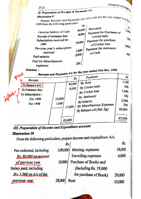 Financial Accounting: Receipts & Payments Preparation (27.21) - Studocu