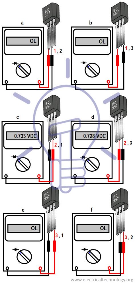 Image result for Using a Multimeter to Test Transistors