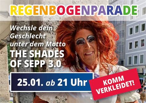 REGENBOGENPARADE unter dem Motto "The Shades Of Sepp", Berwang 157 ...
