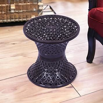 Kuber Industries Seating Stool | Plastic Mesh Damroo Stool | Both Sided ...
