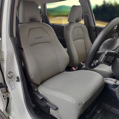 Elegant Nappa Uno Grey Fabric Car Seat Cover for Mahindra Xylo 7 Seater ...