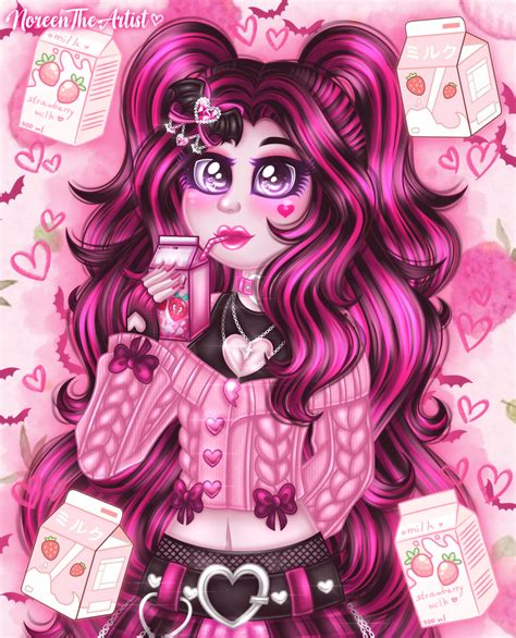 Strawberry Milk by NoreenTheArtist on DeviantArt