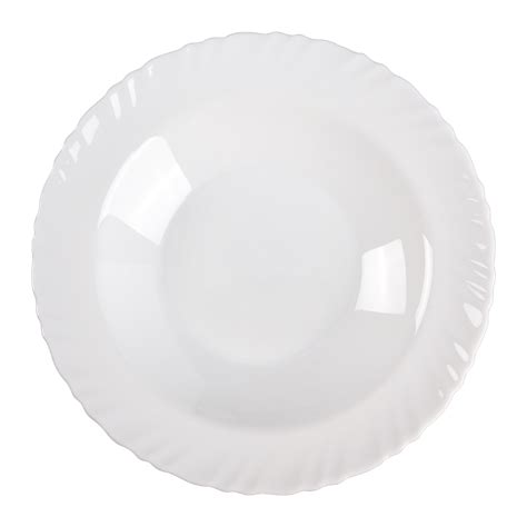 Set of 6 Classique 8 inches / 205 mm Soup Plate ? Fluted - Kitchen Pro