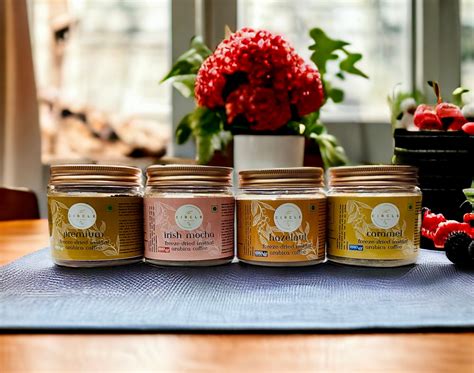 Combo Of 4 Premium-Regular, Hazelnut, Irish Mocha & Caramel 50g(25 Cup ...