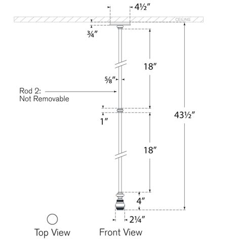 Boston Pendant Suspension Without Shade - Visual Comfort Signature ...