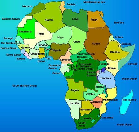 Africa - World in maps