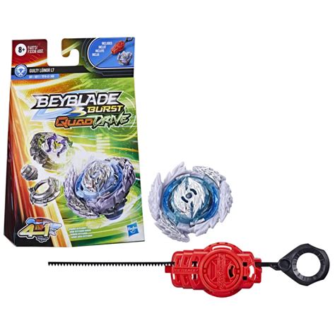 Beyblade Burst Quaddrive Guilty Lúinor L7 Spinning Top Starter Pack, 8Yrs+