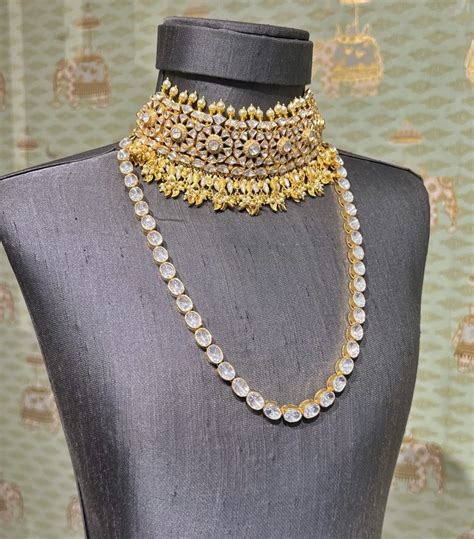 Beautiful Gold Plated Jewellery Sets From 'Rajatamaya' • South India Jewels