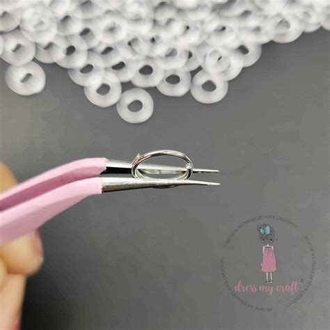 Double Loop Jump Rings - Silver 8 MM – CRAFTERS CORNER