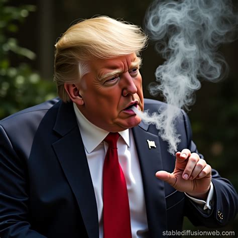 Donald Trump Smoking Weed | Stable Diffusion Online
