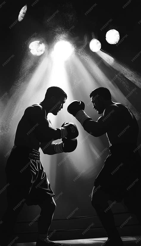 Boxing Match Back View Shot 的图像结果