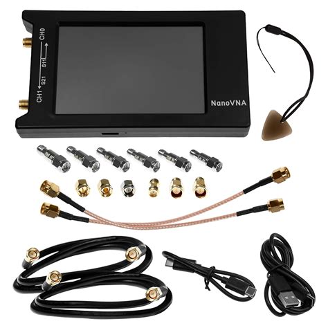 Nooelec NanoVNA-H 4 Premium Bundle - Vector Network Analyzer Kit from ...
