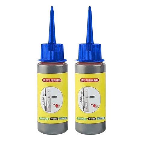 2PC Powdered Graphite Lubricant Small Tube, Graphite Powder For Locks ...