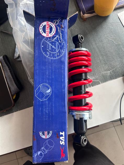 TVS Raider 125 Rear Shock Absorber – OEM TVS N6090740 – UNDER THE HOOD
