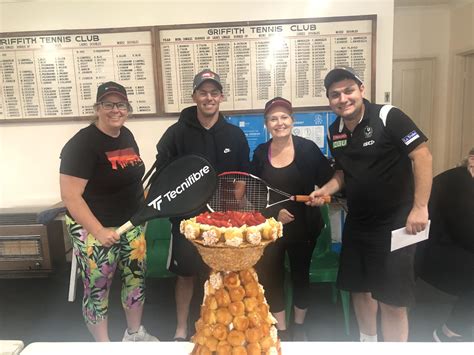 Griffith tennis champions crowned in shadow of 132-profiterole ...