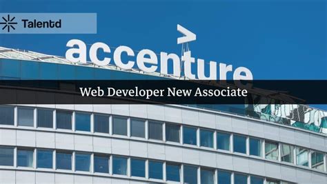 Accenture is hiring Web Developer | Fresher | 7LPA | Any Graduates at ...