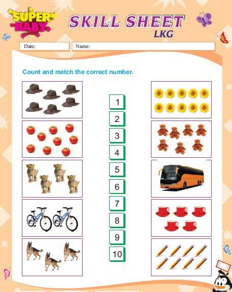 Image result for Lkg Math Test