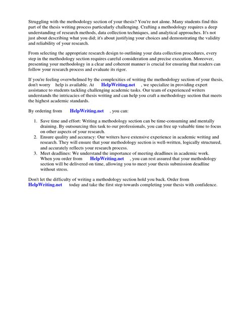 Image result for Methodology Paragraph Template Example