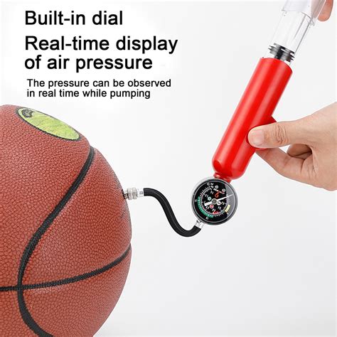 Duixinghas Mini Basketball Inflator with Pressure Gauge Premium Dual ...