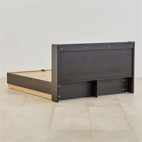 Buy Kiro Titan King Bed with Headboard and Hydraulic Storage - Brown ...