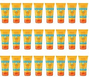 VLCC Matte Look SPF 30 Sun Screen Gel Creme - Pack of 24 (24x100g ...