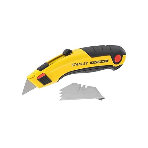 STANLEY 0-10-778 FATMAX® RETRACTABLE Utility Knife With 5 Blades, Push ...