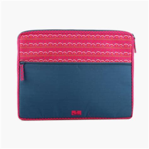 Buy PINAKEN High On Happiness Multicolour Printed Canvas Laptop Sleeve ...
