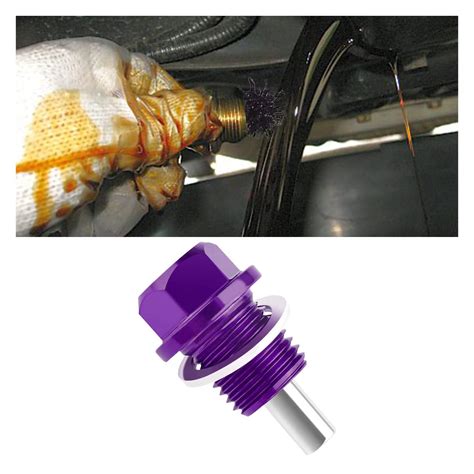 M14×1.5 Magnetic Oil Drain Plug, Oil Pan Drain Nut Bolt Change Kit with ...