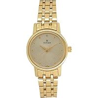 Titan Karishma Revive Analog Champagne Dial Women's Watch-NN2593BM01 ...
